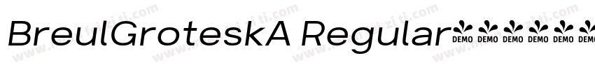 BreulGroteskA Regular字体转换